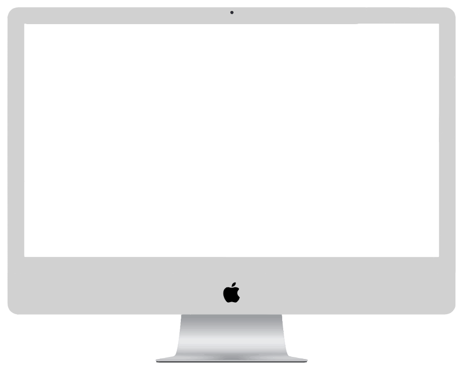 Gray Mac Monitor